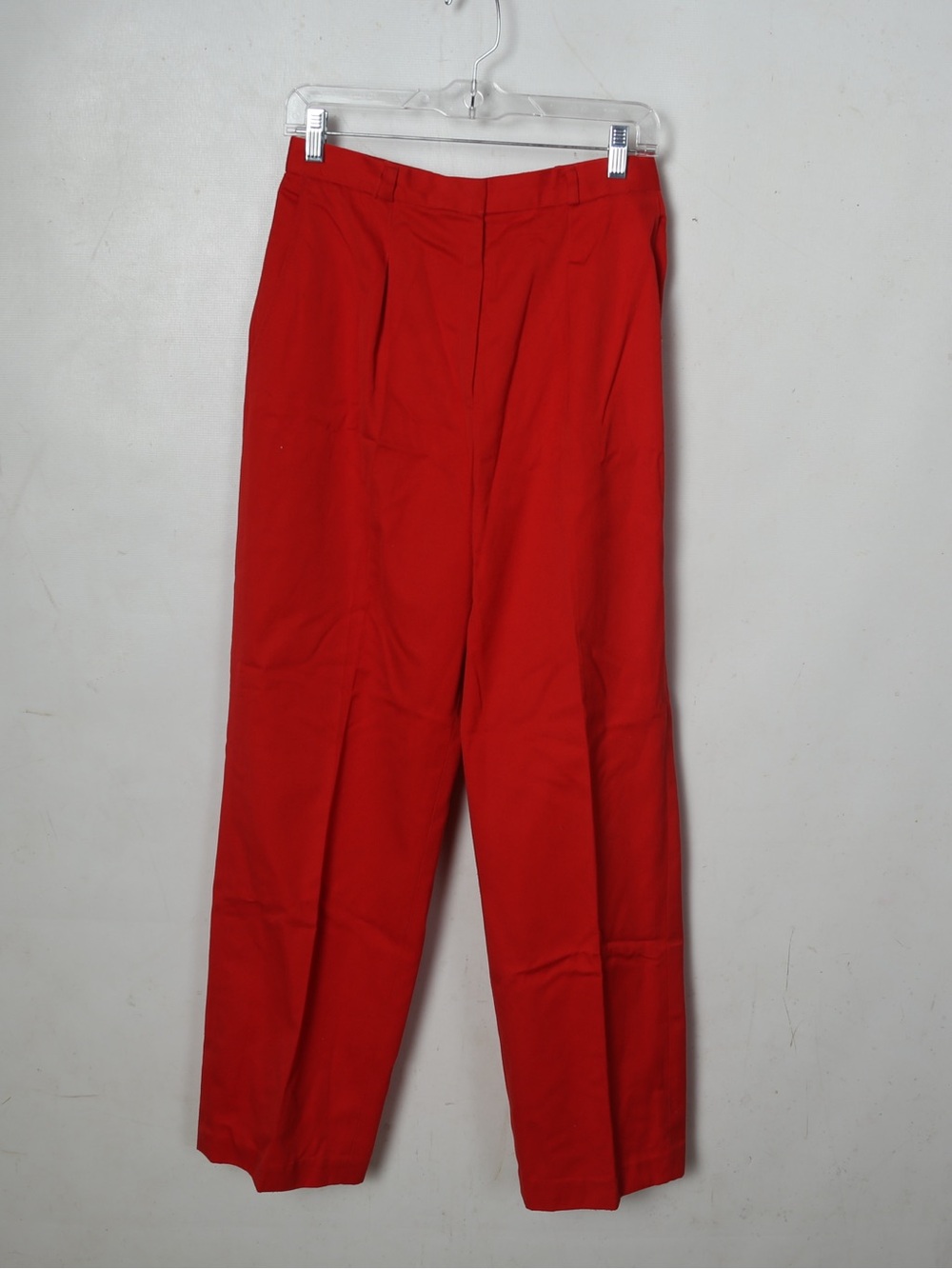 Men's Tailored Red Dress Pants